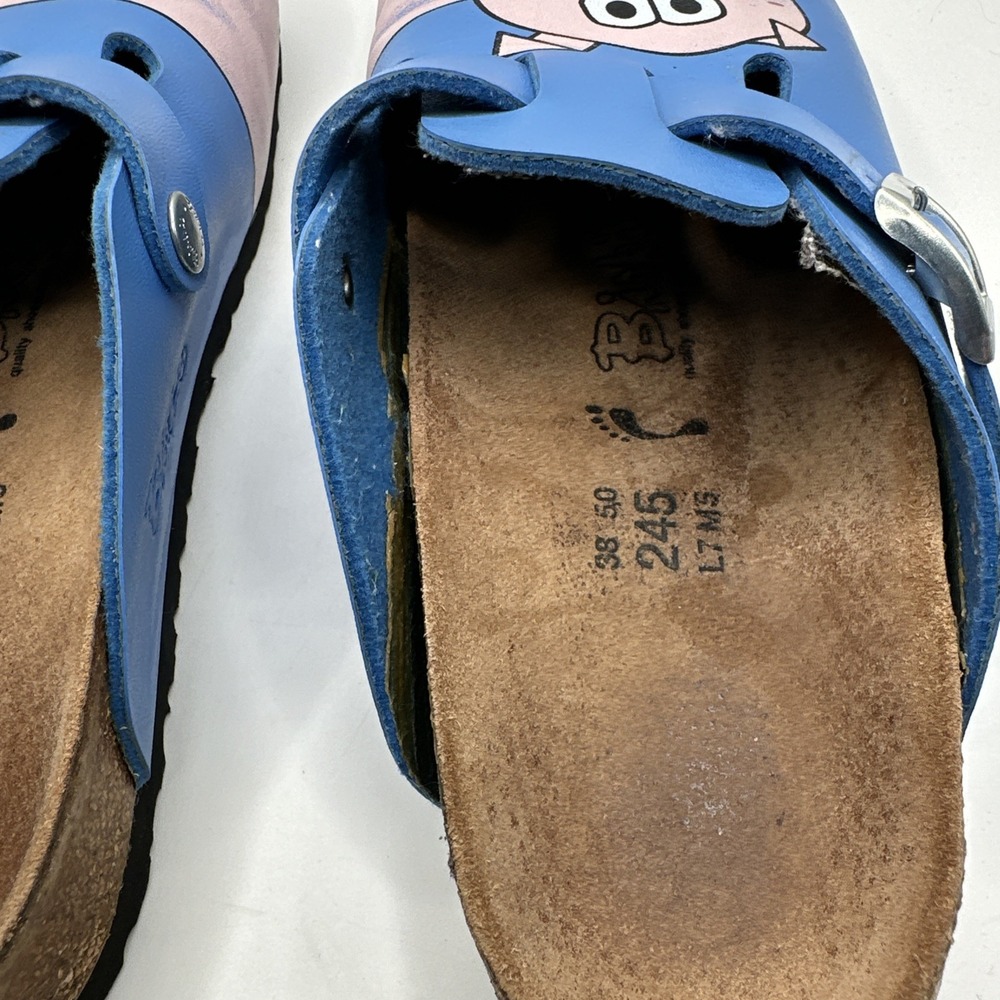 Birkis by Birkenstock COLLECTIBLE Woodby Pig 38 L‎ 7 M5 RARE - Picture 4 of 8